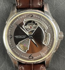 Hamilton Jazzmaster Viewmatic H325650 relógio esqueleto automático 25 joias - Funciona comprar usado Hamilton Jazzmaster Viewmatic H325650 relógio esqueleto automático 25 joias - Funciona comprar usado  Enviando para Brazil
