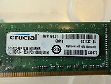 Crucial ct51264ba1339 ddr3 for sale  EDINBURGH