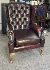Chesterfield wingback chair for sale  BIRMINGHAM