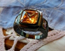 Bague noir 18k d'occasion  Expédié en Belgium