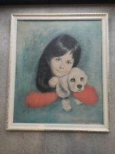 Large vintage framed for sale  LEICESTER