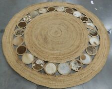 Beige brown round for sale  Easton