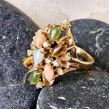 Bague vintage jade d'occasion  Le Luc