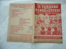 Spartito musicale tamburo usato  Varese