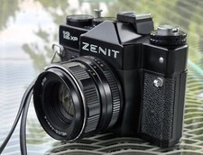 Câmera FAB Vintage ZENIT 12 XP + Lente Helios 44m 58mm f/2 Limpa e Funcionando CAIXA comprar usado  Enviando para Brazil