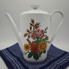Kaffeekanne kahla blumenmotiv gebraucht kaufen  Deutschland