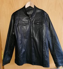 Mattschwarze kunstleder herren gebraucht kaufen  Coesfeld
