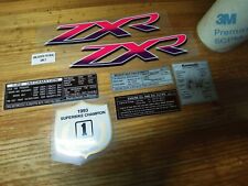 Zxr 750 decal usato  Spedire a Italy