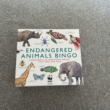 Endangered animals bingo for sale  WALLINGTON