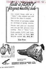 1930 advert terry for sale  SIDCUP
