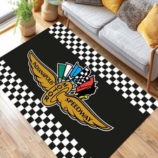 Decoração de Speedway de Corrida Indianápolis, Tapete de Quarto Masculino, Tapete Temático de Corrida de Automobilismo comprar usado  Enviando para Brazil