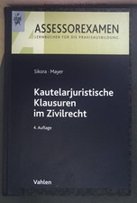 Kautelarjuristische klausuren  gebraucht kaufen  Koblenz