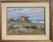 Dipinto olio tavola usato  Monza