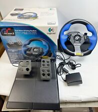 Usado, CONJUNTO DE CONTROLE DE DIREÇÃO LOGICOOL DRIVING FORCE NA CAIXA GRAN TURISMO PS2/3/PC comprar usado  Enviando para Brazil