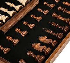 Luxury wooden chess for sale  BOURNEMOUTH