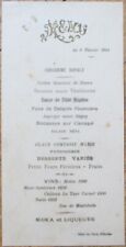 Menu 1911 french for sale  Brentwood