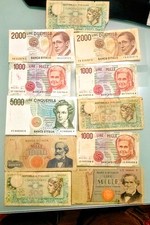 Banconote italiane lire usato  Trepuzzi