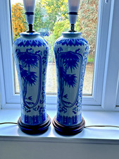 Tall pair blue for sale  BUDLEIGH SALTERTON