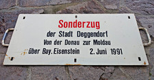 Bundesbahn zuglaufschild sonde gebraucht kaufen  Wernberg-Köblitz