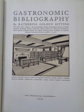 1939 gastronomic bibliography for sale  NORTHWICH