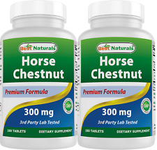 2-pak Best Naturals Horse Chesztan Extract 300mg 180 tabletek  na sprzedaż  Wysyłka do Poland