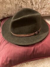 Wool green fedora for sale  BRISTOL