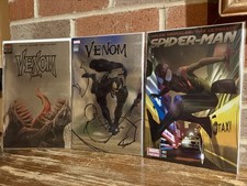 3 folhas! CLAYTON CRAIN VENOM #150 MEXICAN FOIL LMTD 999 + Venom Stegman, & Miles comprar usado  Enviando para Brazil