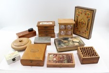 Wooden boxes vintage for sale  LEEDS