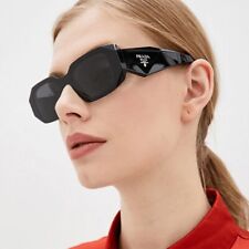 Óculos de sol PRADA PR 17WS 1AB5SO preto cinza escuro lente unissex AUTÊNTICO NOVO comprar usado  Enviando para Brazil