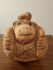 Vintage carved coconut for sale  Fremont