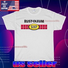 NOVA CAMISA RUSTOLEUM PÁRA FERRUGEM LOGOTIPO UNISSEX CAMISETA ENGRAÇADA AMERICANA EUA TAMANHO P-5XL comprar usado  Enviando para Brazil