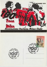 1999 cartolina calcio usato  Italia