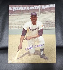Hank aaron autographed for sale  San Francisco