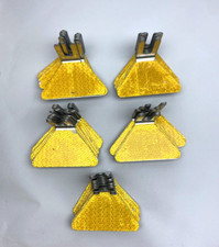 LOTE DE 50 REFLETORES DE CORRIMÃO BORBOLETA AMARELO / AÇO comprar usado  Enviando para Brazil
