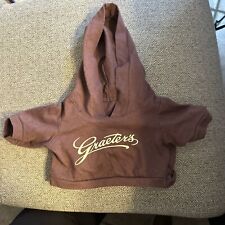 Moletom com capuz vintage Graeters feito à mão panela francesa sorvete urso marrom RARO PERFEITO ESTADO comprar usado  Enviando para Brazil