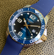 Longines hydroconquest blue for sale  Highland Park