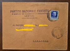 Storia postale pnf usato  Italia