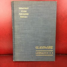 Department Store Merchandise Manuals Glassware Mary Lehmann 1st Antique Vintage segunda mano  Embacar hacia Mexico
