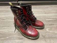 RZADKIE Dr. Martens 1460 Wiśniowe czerwone i czarne kozaki 4UK Made in England Vintage na sprzedaż  PL