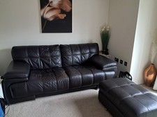 Two leather sofas for sale  MANCHESTER