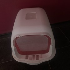 Katzentoilette rosa weiß gebraucht kaufen  Greußen