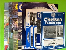 Chelsea football programmes. for sale  GREAT YARMOUTH