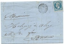 Lt7023 lettre oblitéré d'occasion  Hazebrouck