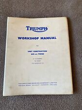 Triumph workshop manual for sale  RYTON