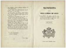 Manifesto regia camera usato  Torino