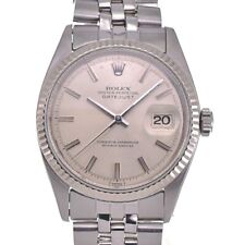 Relógio masculino automático Rolex Oyster Perpetual DATEJUST 1601 WG bisel D#132975 comprar usado  Enviando para Brazil