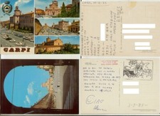 Carpi lotto cartoline usato  Italia