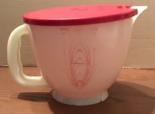 Jarro vintage Tupperware 500 Mix N Store 8 xícaras 2QT tigela de medição com tampa comprar usado  Enviando para Brazil