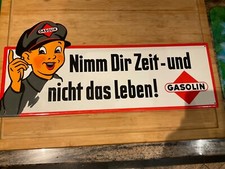 Altes blechschild gasolin gebraucht kaufen  Oestrich-Winkel
