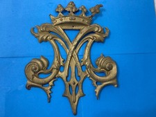 PLACCA VOTIVA MARIA REGINA   GRAZIA RICEVUTA LAMINA ARTE SACRA PRIMO '900.6 comprar usado  Enviando para Brazil